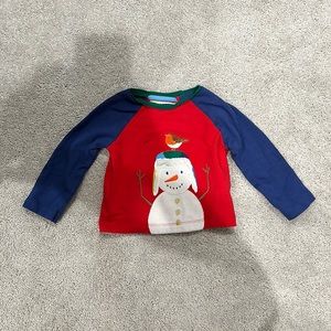 Baby Boden snowman sweater